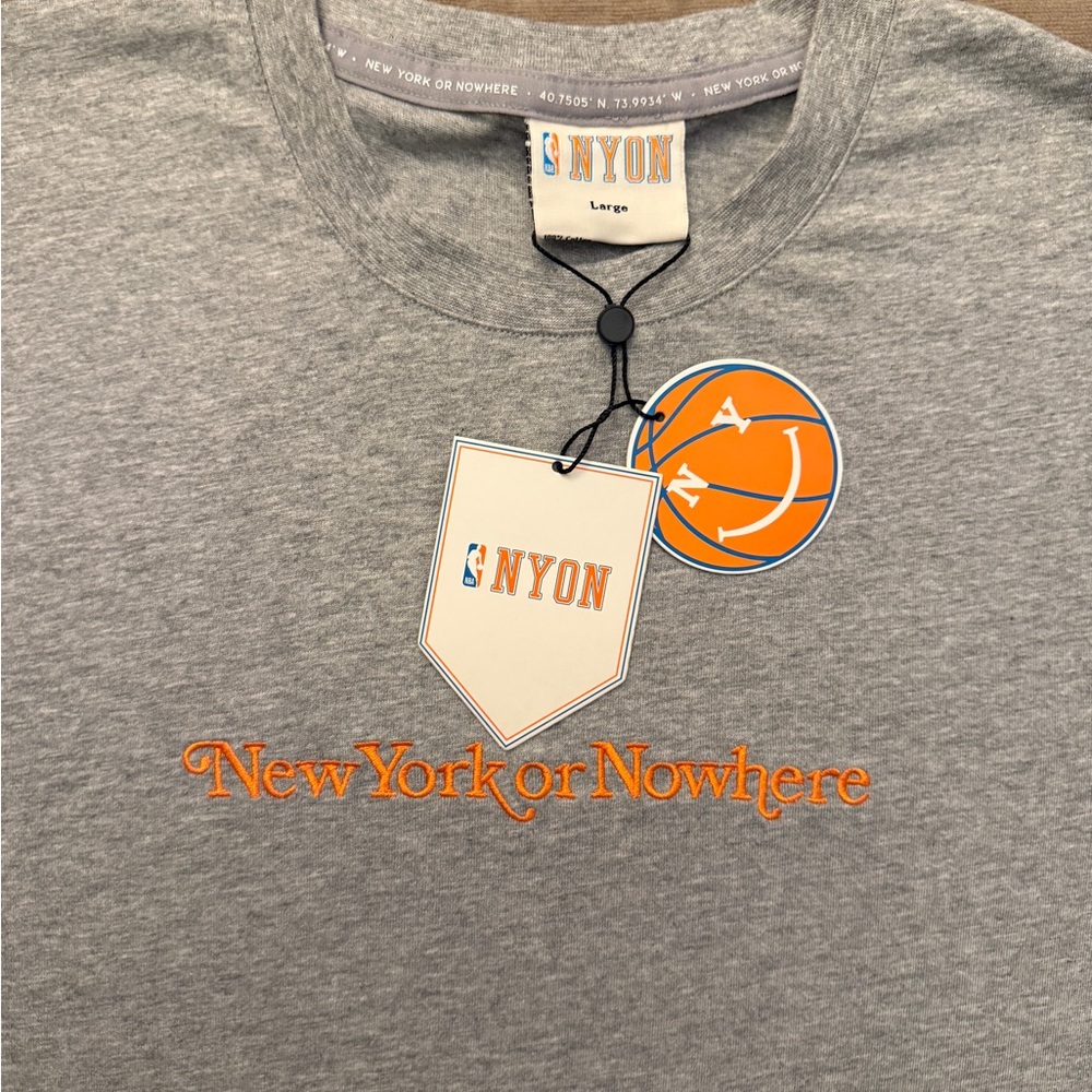 NYON x Knicks Gray T-shirt | size L Men | NWT